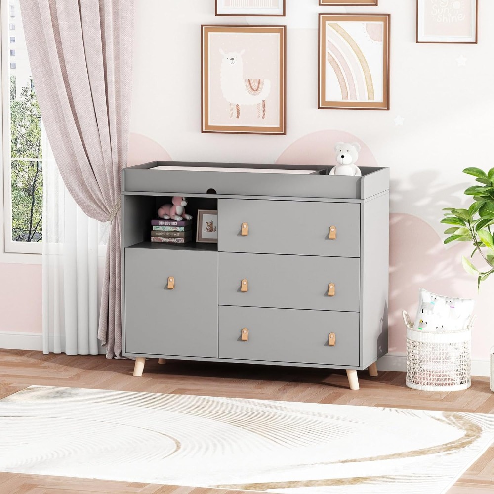 Baby Nursery Shelf - Commode à langer pour bébé, commode