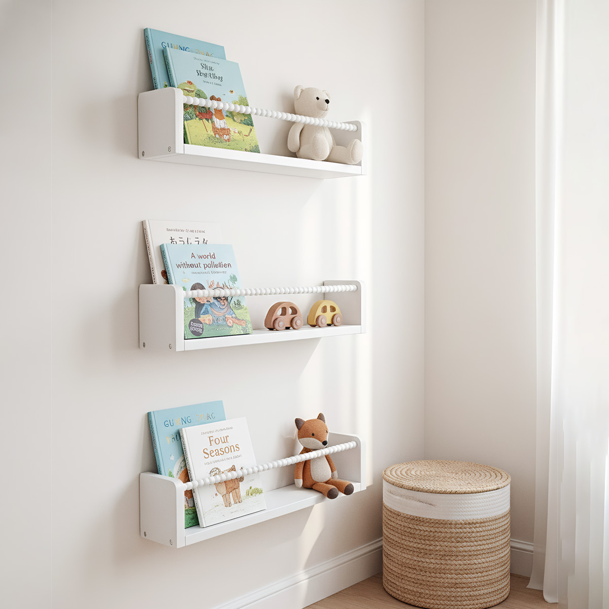 Baby Nursery Shelf - Étagères à livres pour chambre d'enfant,