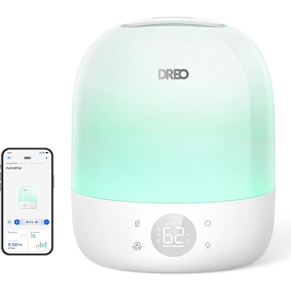 Baby Nursery Humidifier - Humidificateurs intelligents pour la chambre d'enfant,