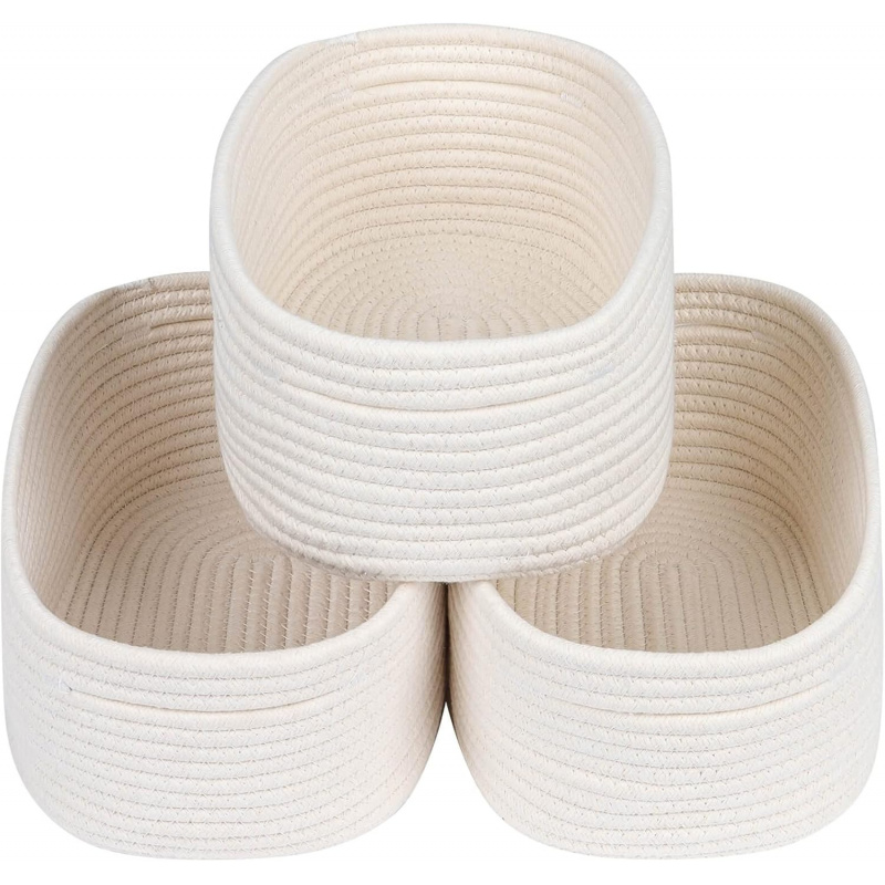 Baby Nursery Closet Organization - Petits paniers de rangement tissés –