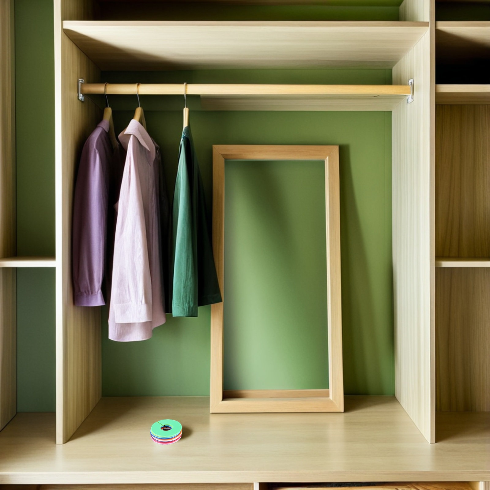 Baby Nursery Closet Organization - 36 anneaux de taille pour vêtements,