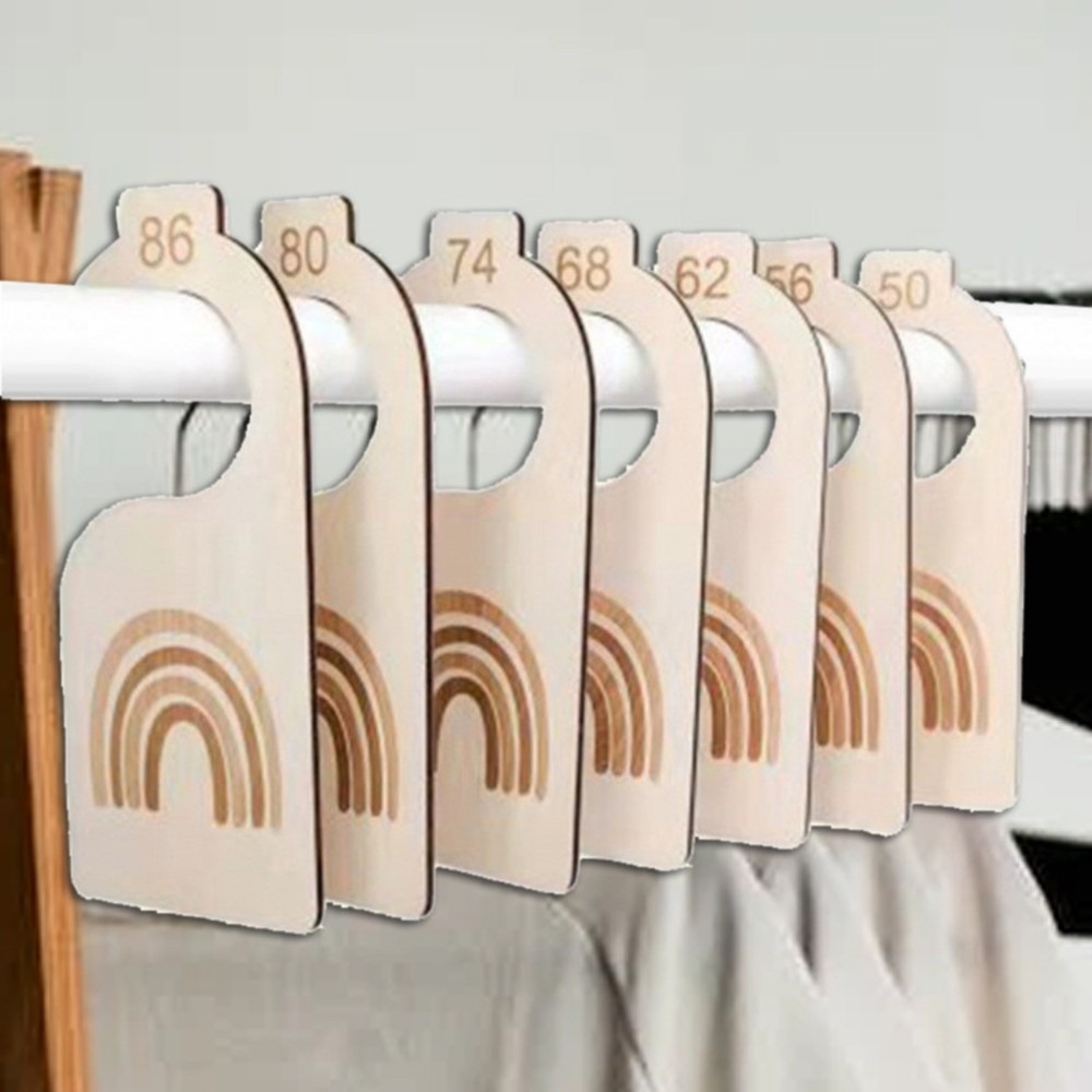 Baby Nursery Closet Organization - Séparateurs de placard arc-en-ciel pour bébé,