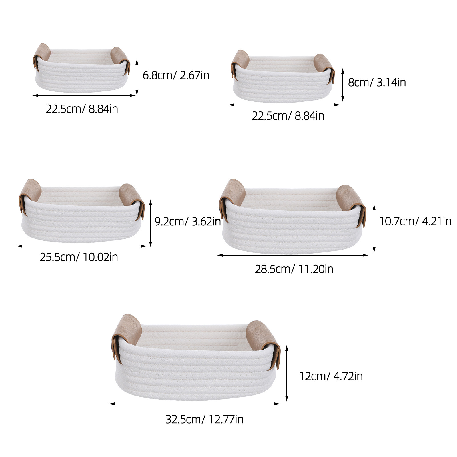 Ensemble de 5 paniers de range - Baby Nursery Shelf avis et prix