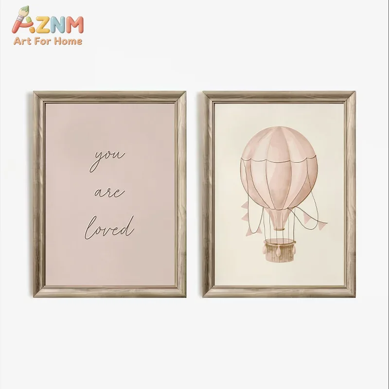 AZNM Boho Bunny Hot Air Balloo - Baby Nursery Vintage avis et prix