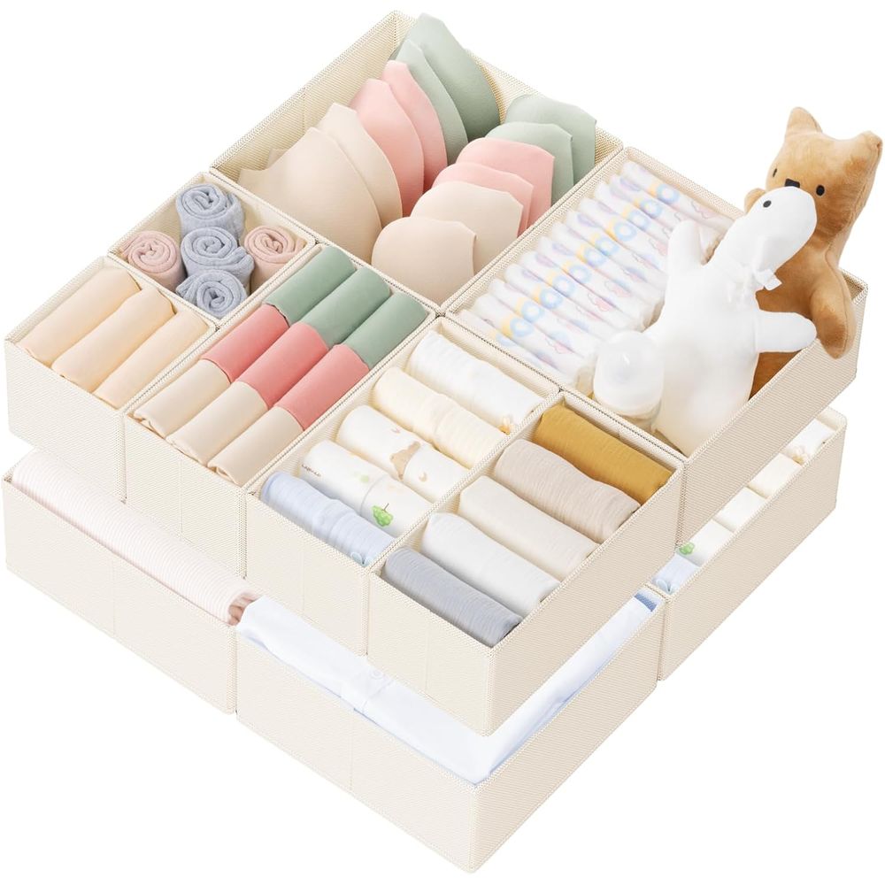 Lot de 10 organiseurs de tiroi - Baby Nursery Closet Organization avis et prix