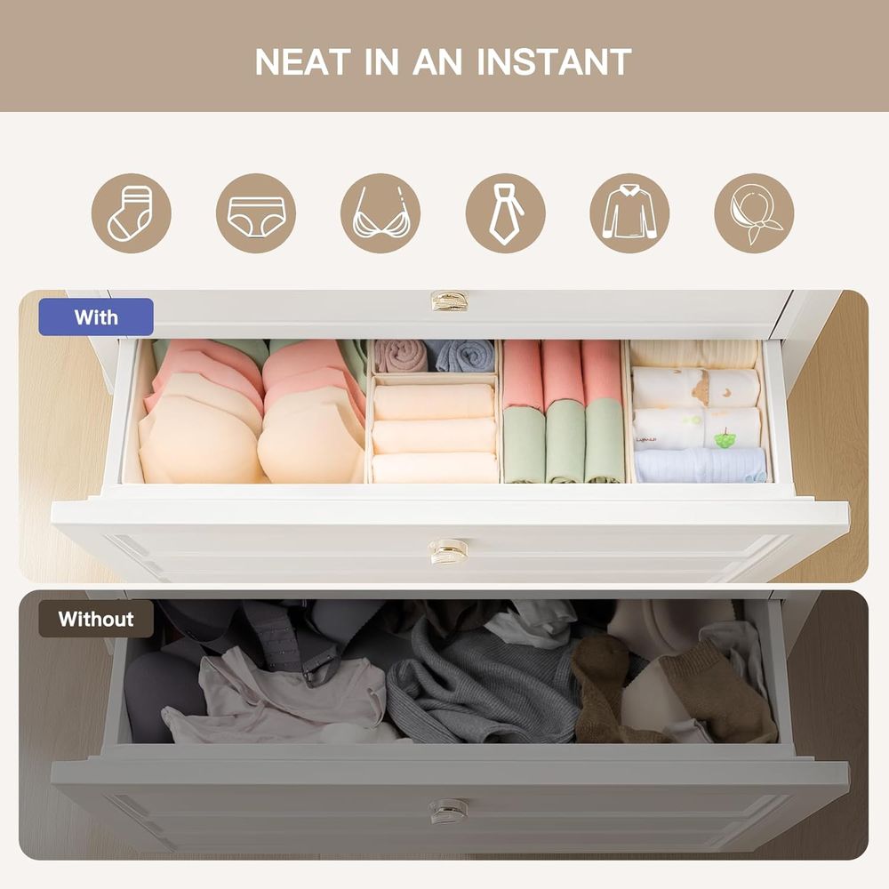 Lot de 10 organiseurs de tiroi - Baby Nursery Closet Organization avis et prix