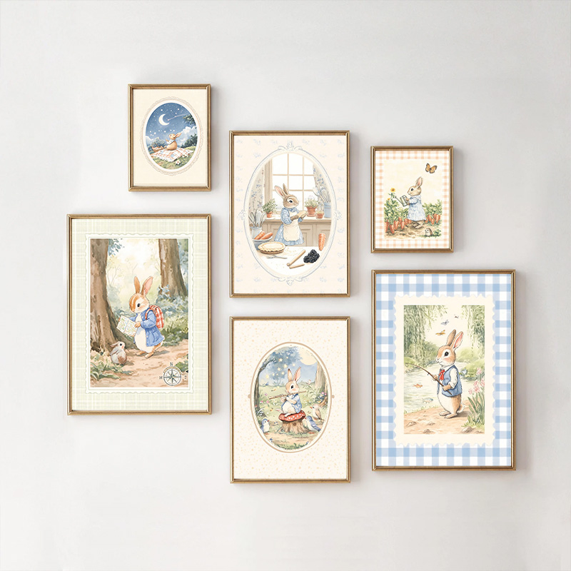 Affiche d'art Vintage Boho à c - Baby Nursery Vintage avis et prix