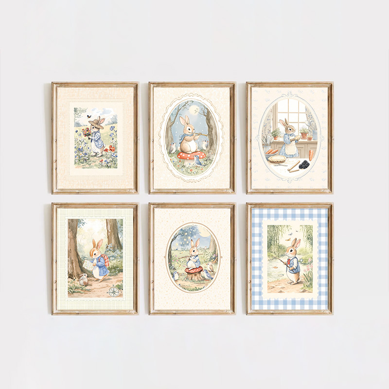 Affiche d'art Vintage Boho à c - Baby Nursery Vintage avis et prix