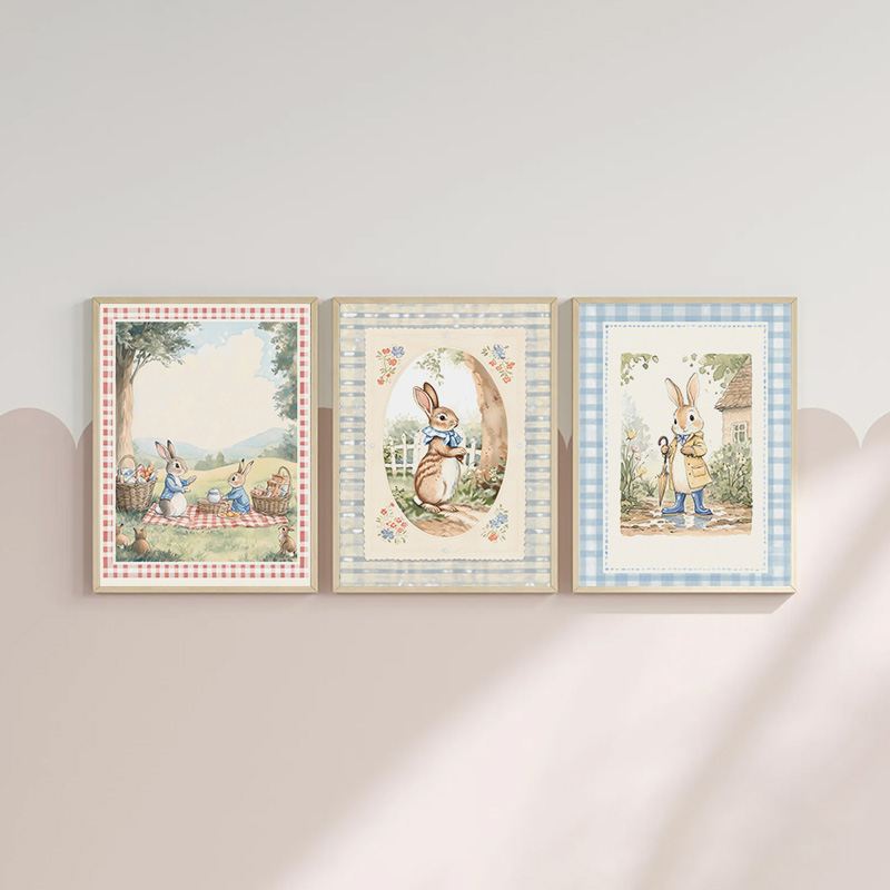 Affiche d'art Vintage Boho à c - Baby Nursery Vintage avis et prix