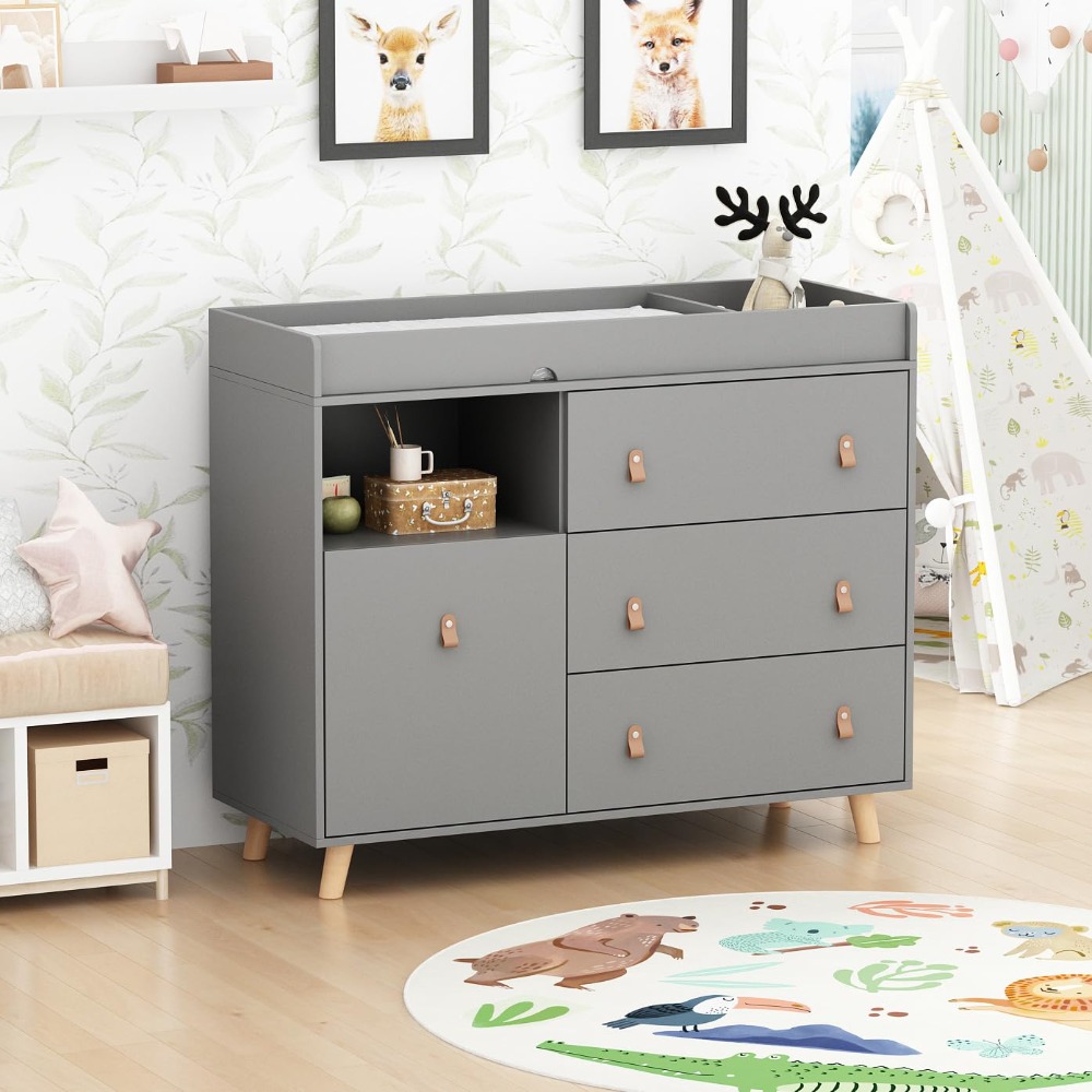 Commode à langer pour bébé, co - Baby Nursery Shelf avis et prix