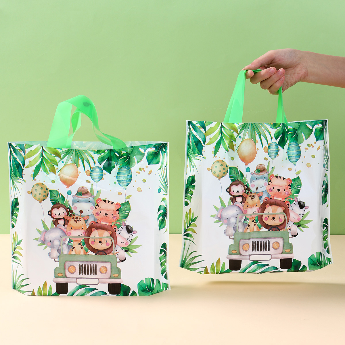 Sacs cadeaux Safari Non tissés - Baby Nursery Jungle Theme avis et prix
