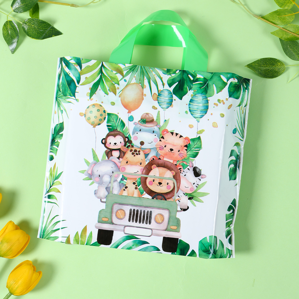 Sacs cadeaux Safari Non tissés - Baby Nursery Jungle Theme avis et prix