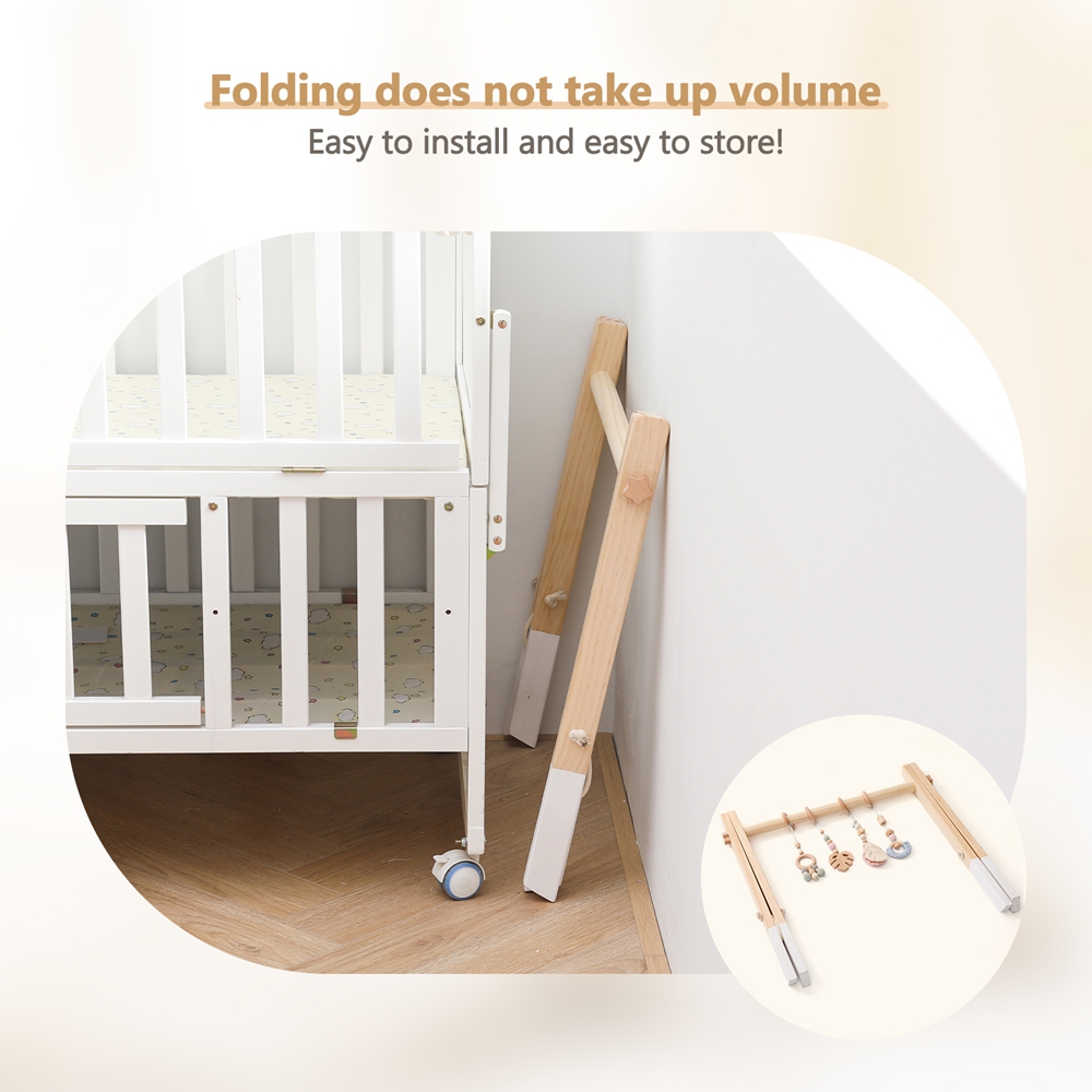 Portique d'activités en bois p - Baby Nursery Shelf avis et prix