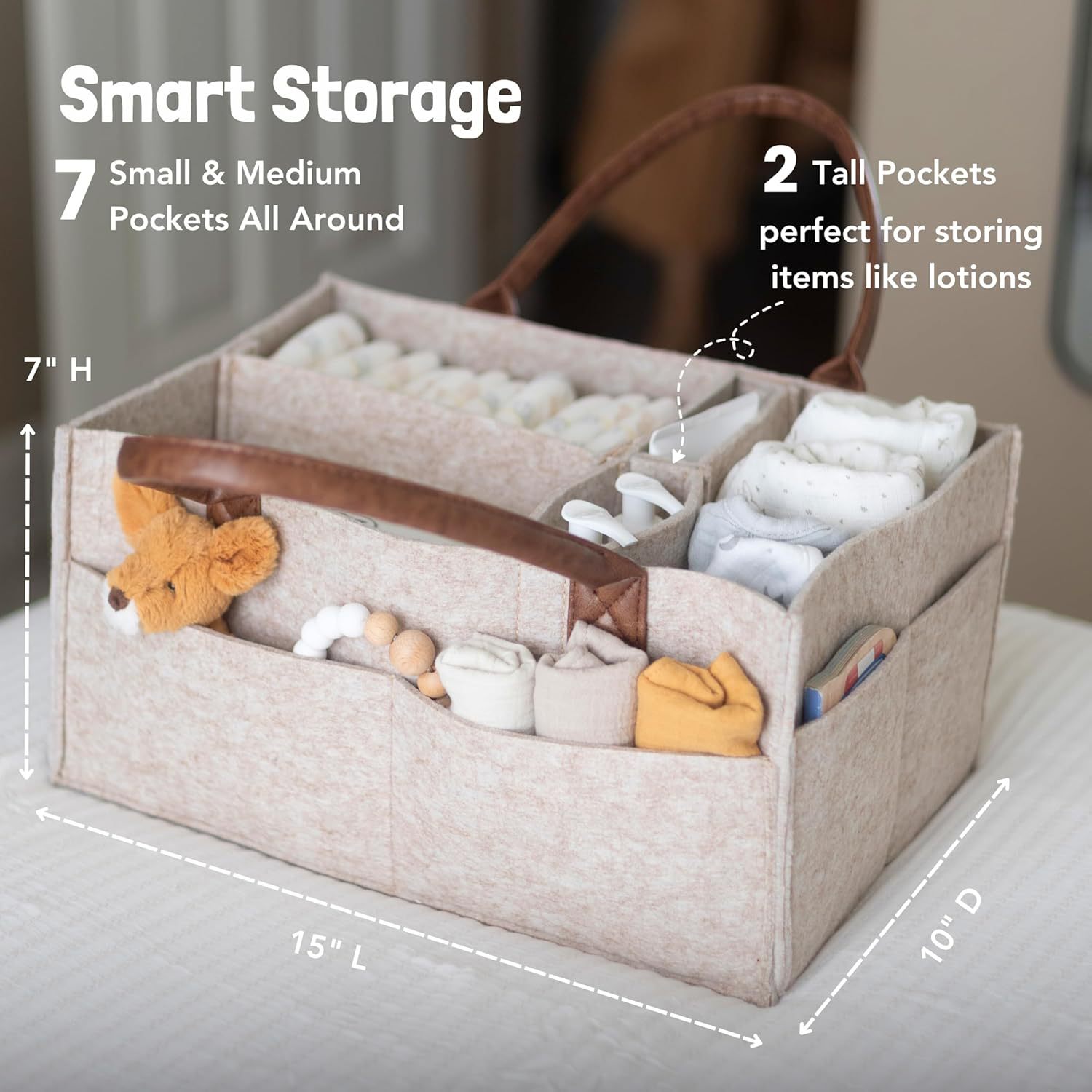 Panier de rangement en feutre  - Baby Nursery Shelf avis et prix