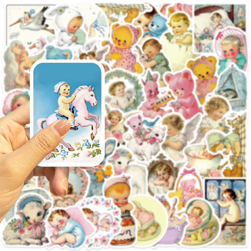 50 autocollants vintage pour b - Baby Nursery Vintage avis et prix