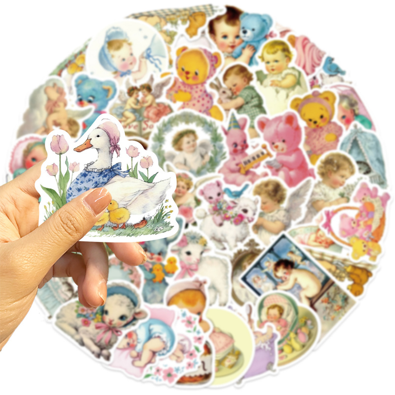 50 autocollants vintage pour b - Baby Nursery Vintage avis et prix