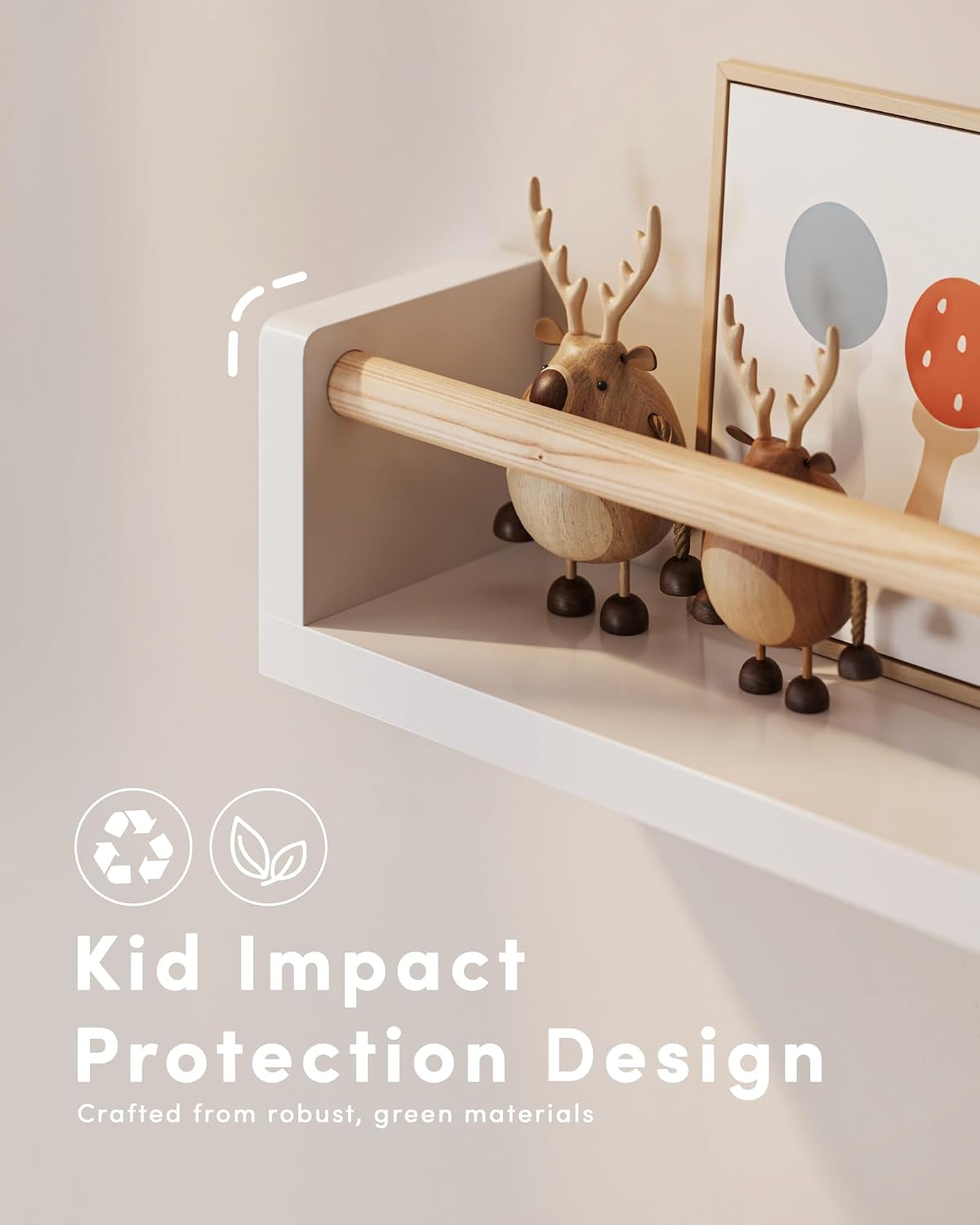 Ensemble de 3 étagères flottan - Baby Nursery Shelf avis et prix
