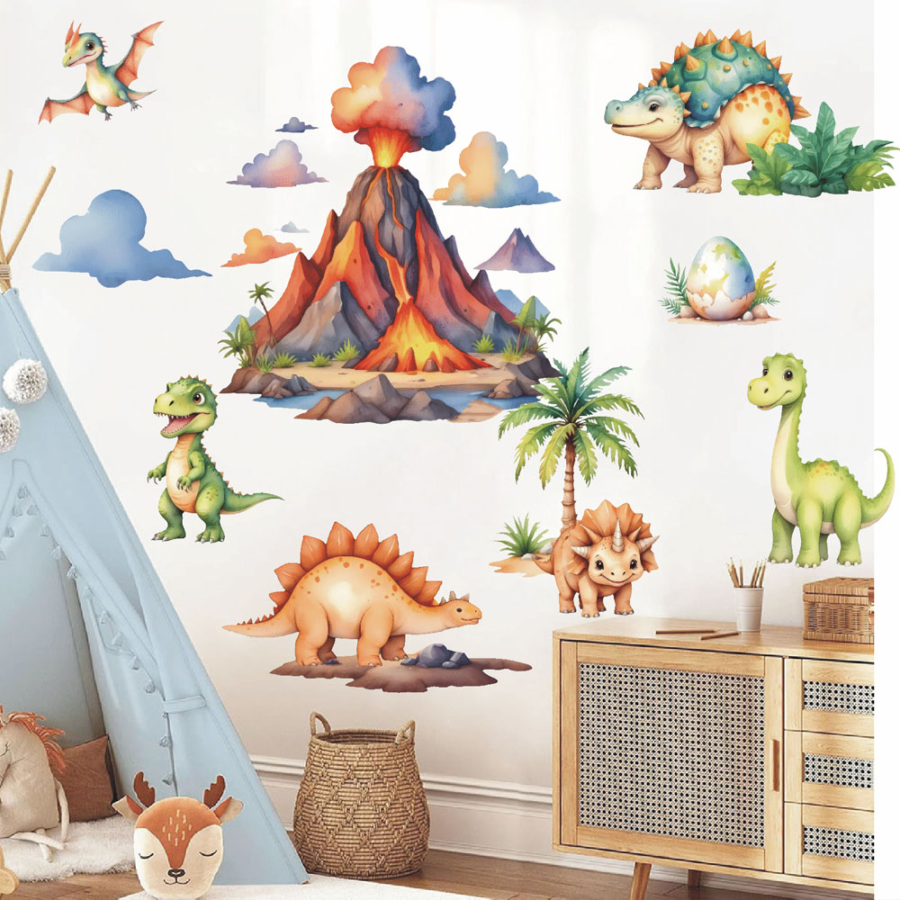 Autocollants muraux dinosaures - Baby Nursery Jungle Theme avis et prix