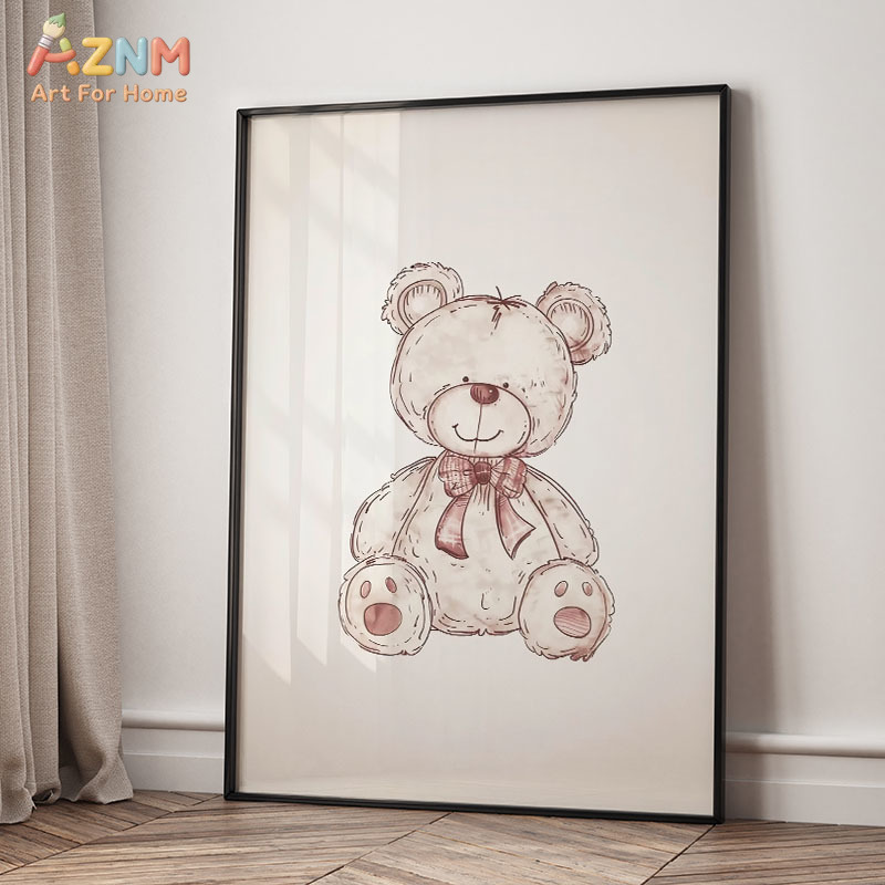 AZNM Art mural en toile vintag - Baby Nursery Vintage avis et prix