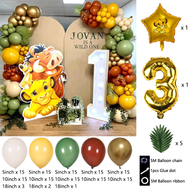 Kit d'arche de ballons sur le  - Baby Nursery Jungle Theme avis et prix