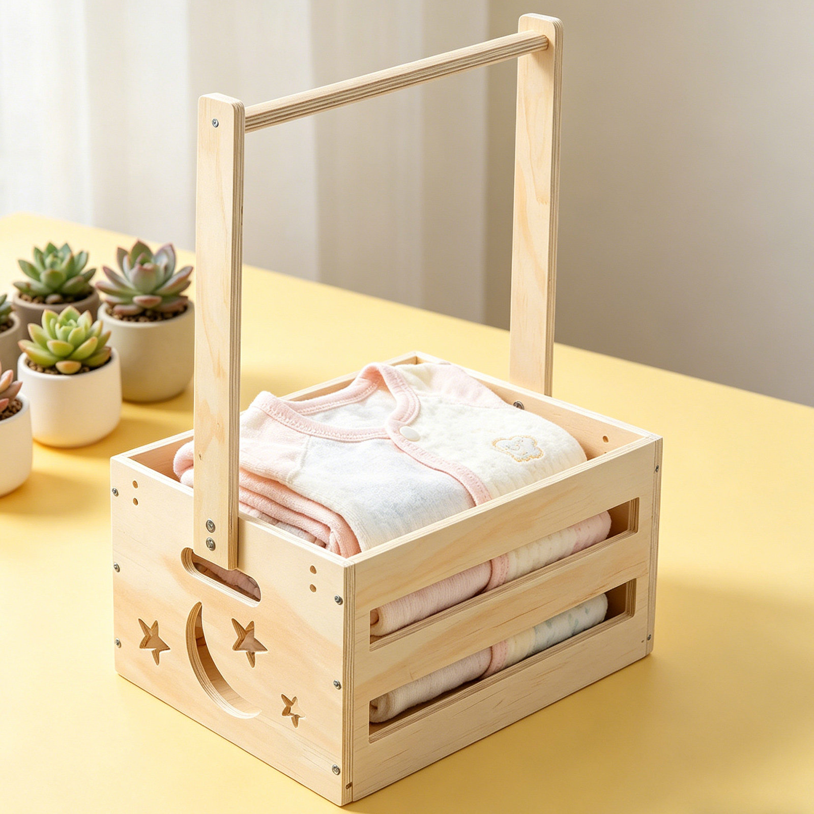 Panier à linge portable en boi - Baby Nursery Closet Organization avis et prix