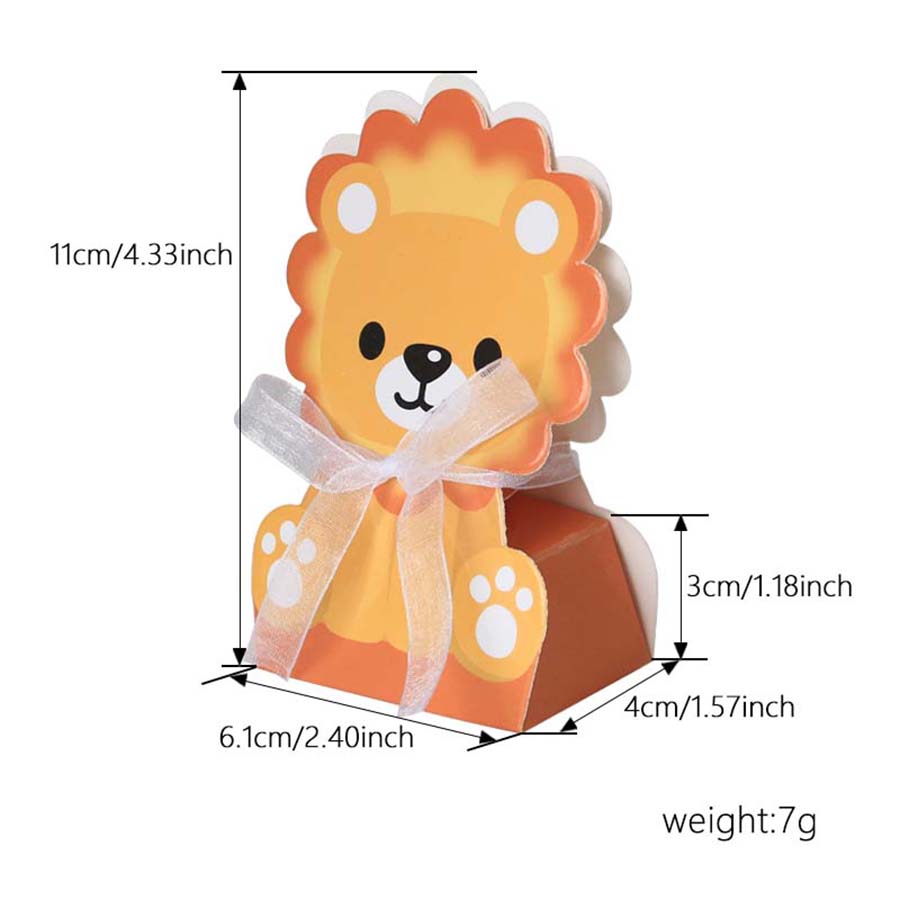 Boîtes à faveurs d'animaux saf - Baby Nursery Jungle Theme avis et prix